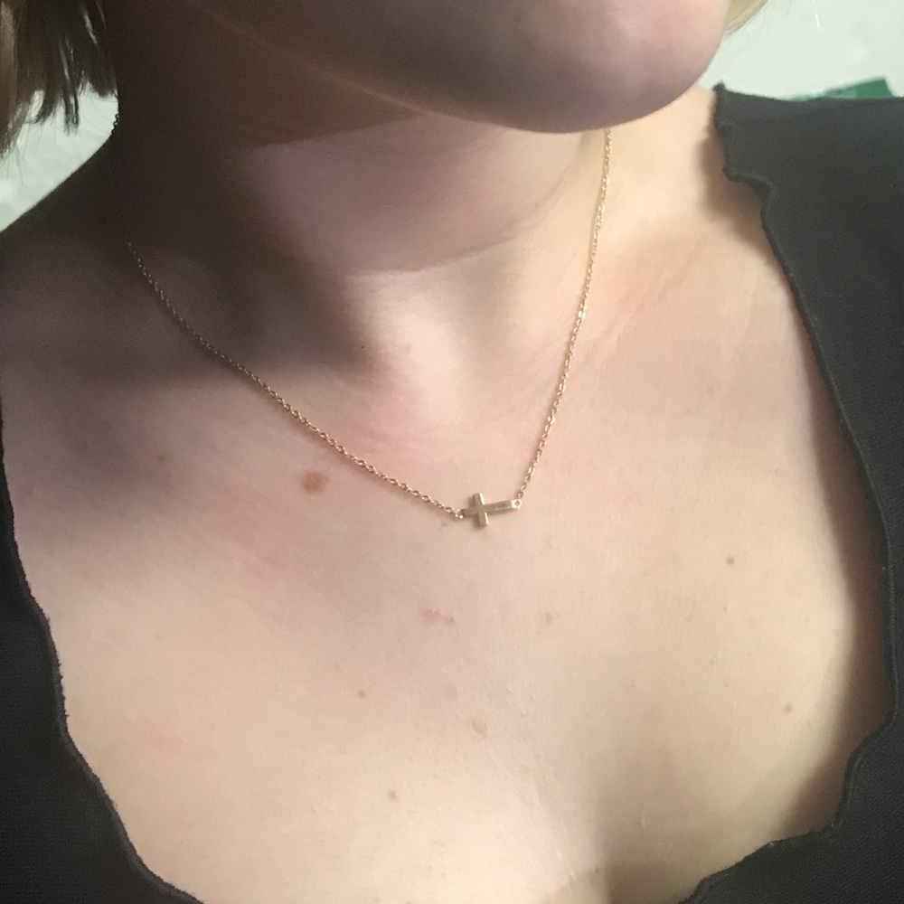 Gold Cross Necklace